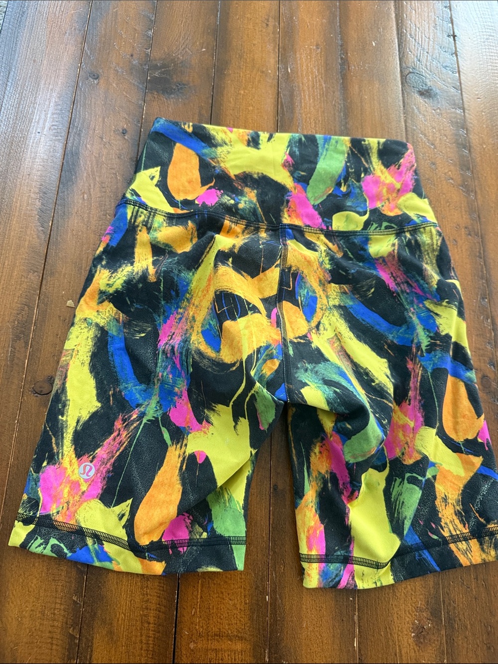lululemon athletica Multicolor Abstract Print Women's Shorts